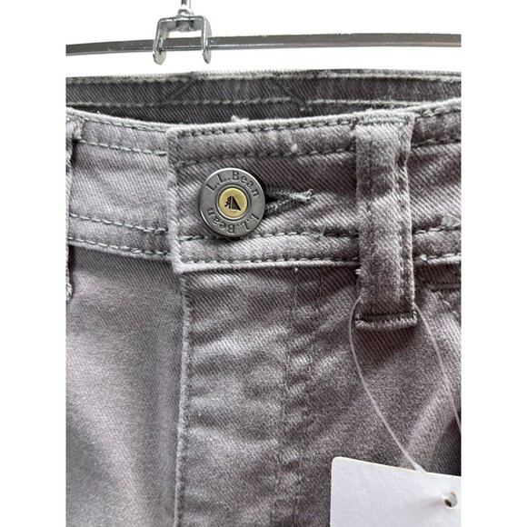 LL Bean Performance Stretch Cargos Pants Women's Size 2 Gray Cotton Blend NEW - Picture 7 of 11